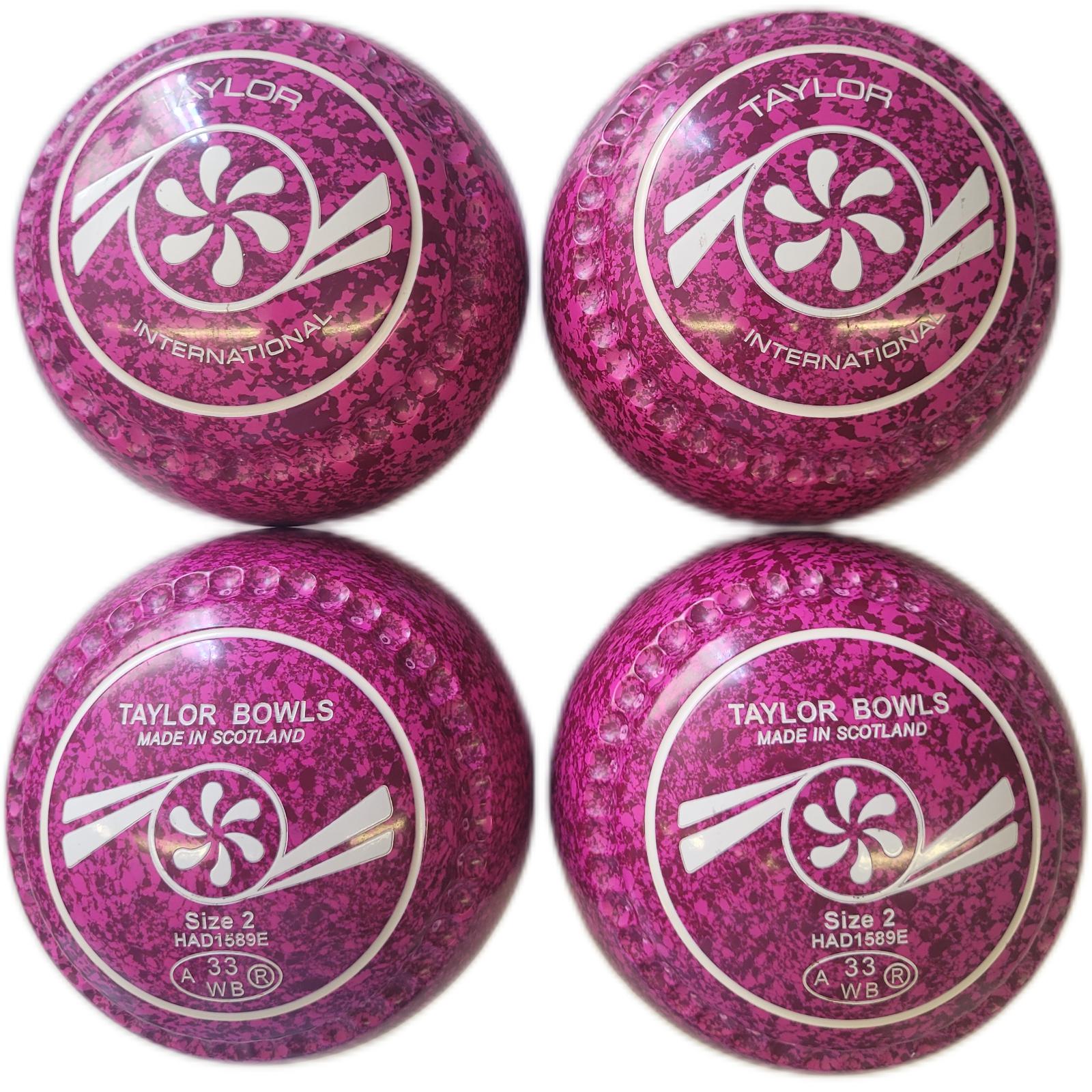 Taylor International size 2H Raspberry Ripple