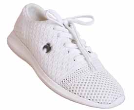 Henselite HL72 White Ladies Lace Up Lightweight Shoe