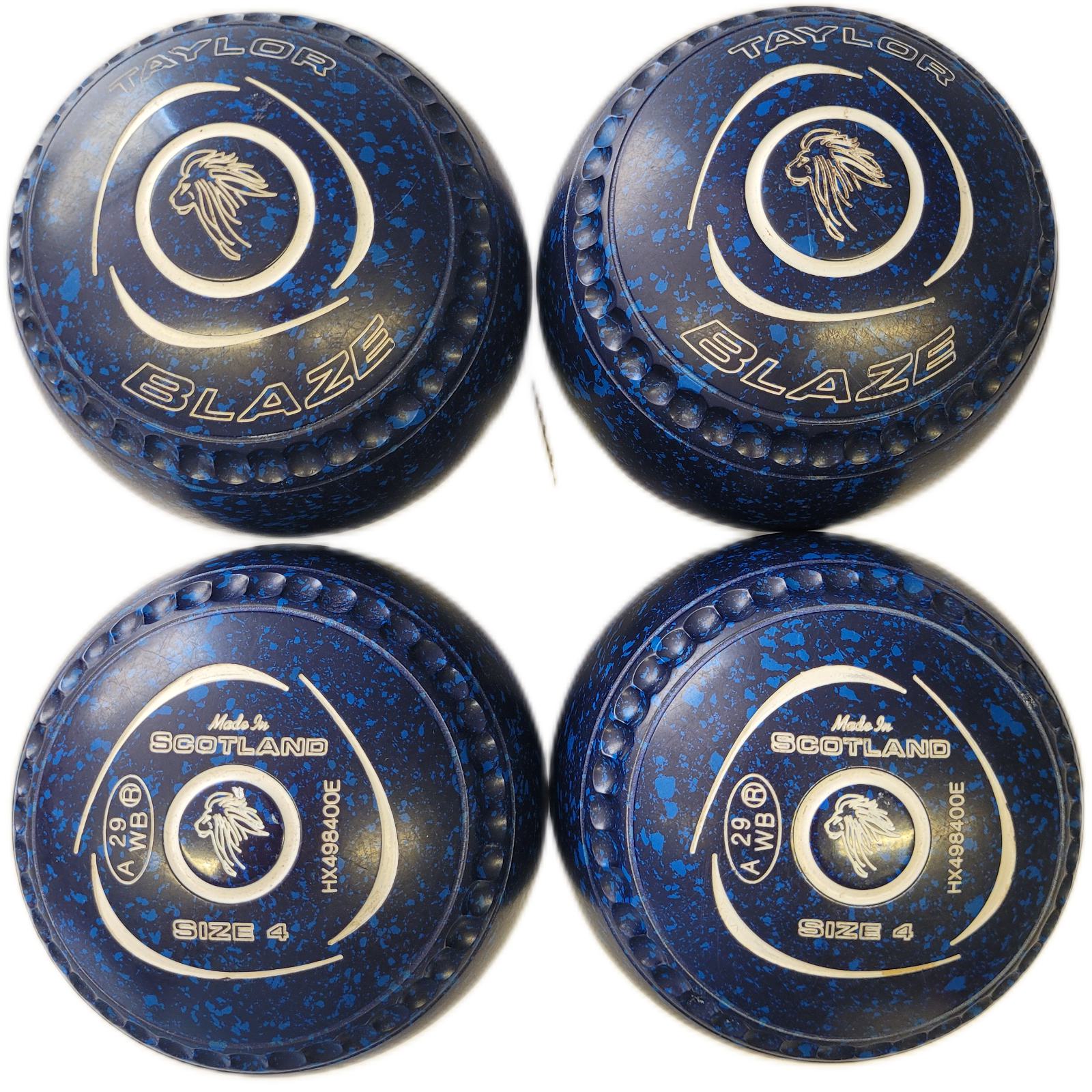 Taylor Blaze Size 4H Blue/Blue