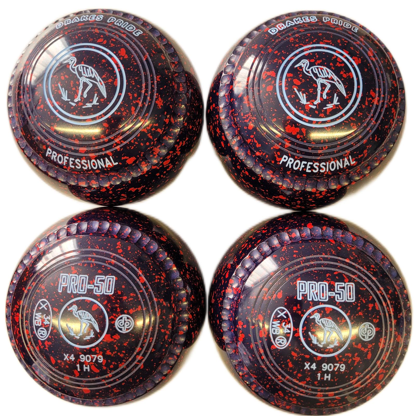 Drakes Pride Professional PRO50 size 1H Dark Blue/Red