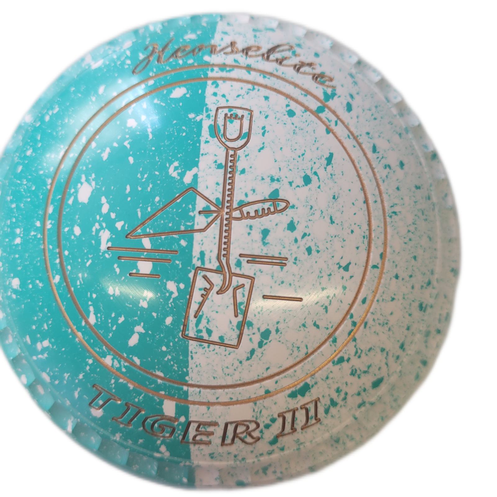 Henselite Tiger II size 4H Peppermint Duo - Limited Edition series C Grip