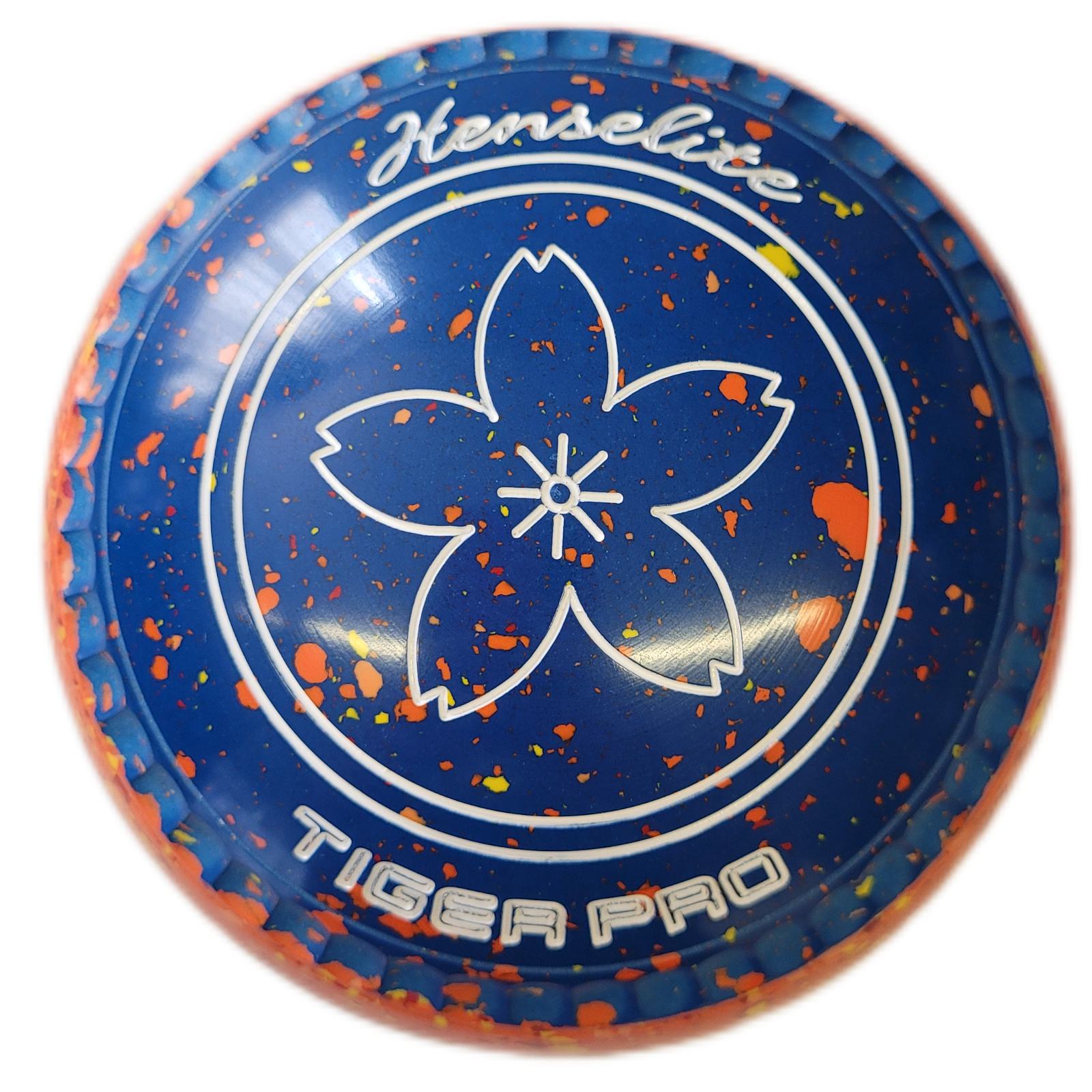 Henselite Tiger Pro size 2H Express Slice Blue/Orange Series C grip