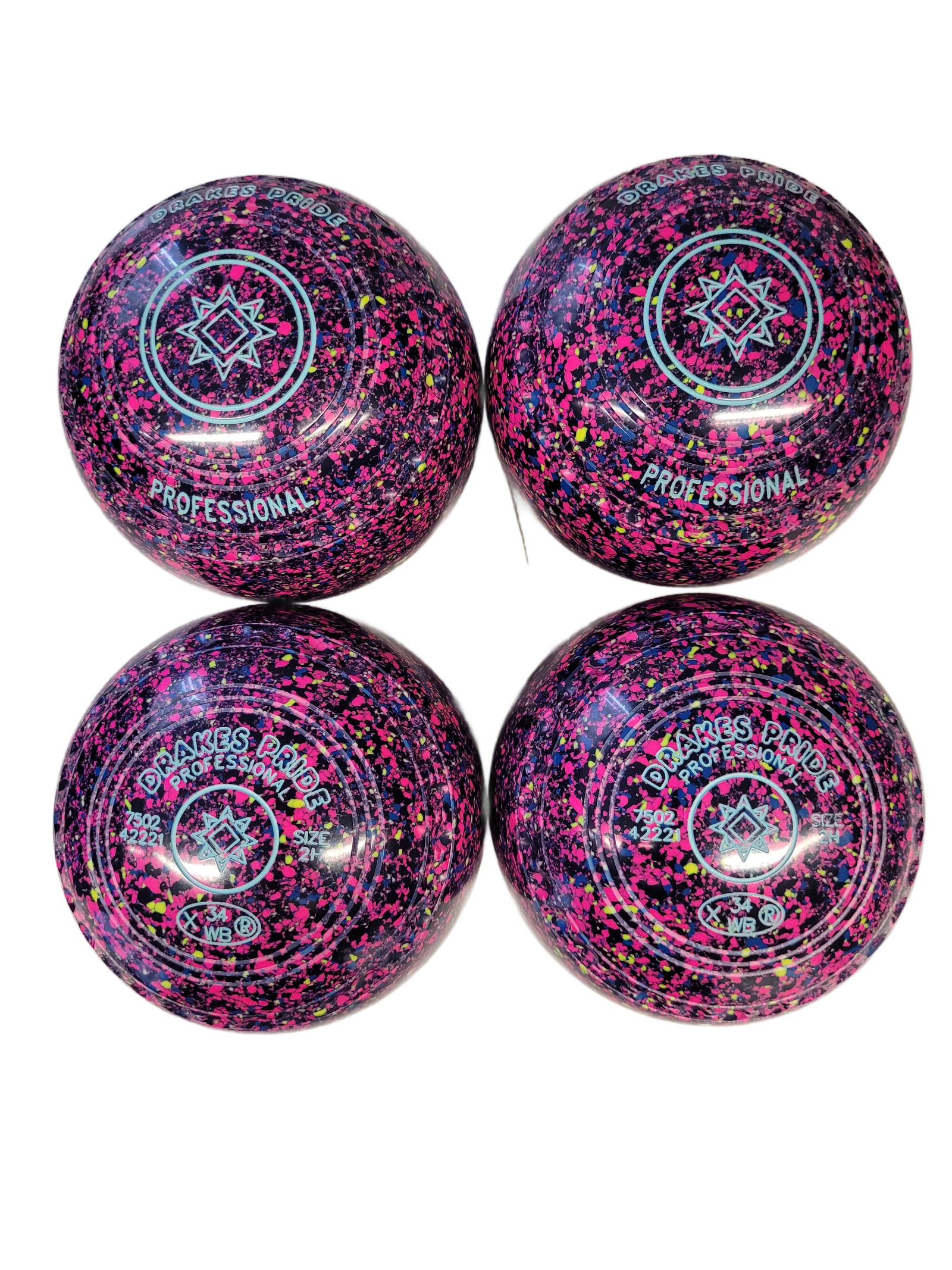 Drakes Pride Professional  size 2H  Florescent Harlequin Ex Demo.