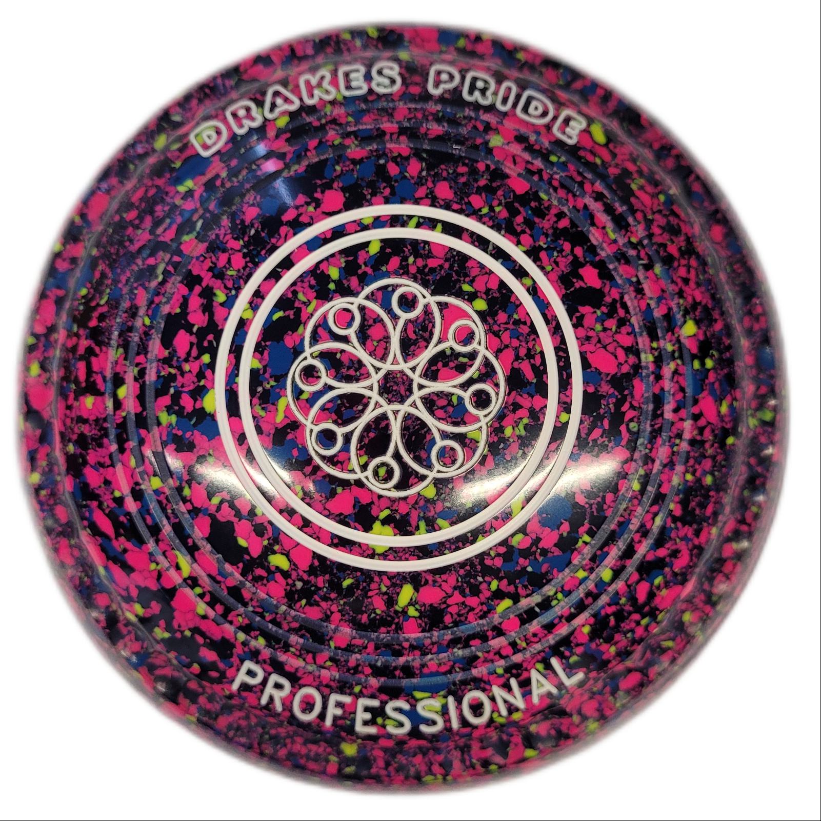 Drakes Pride Professional PRO50 size 2H  Florescent Blue/Blue Harlequin