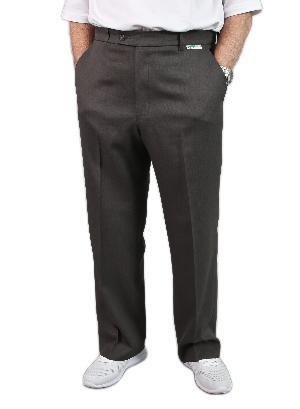 Emsmorn Grey Bi-Stretch Traditional Bowls Trouser