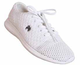 Henselite HL72 White Womens Lace Up Lightweight Shoe