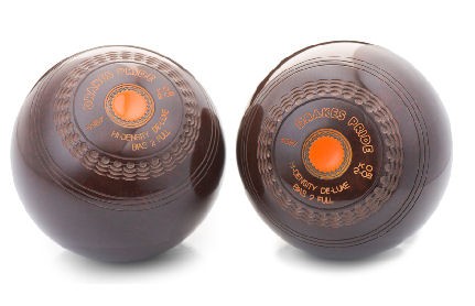 Drakes Pride Hi Density Deluxe Bowls Brown (Pair)