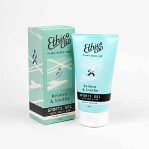 EthicaCBD Sports Gel 50ml for Muscles, Joints & Tendons 