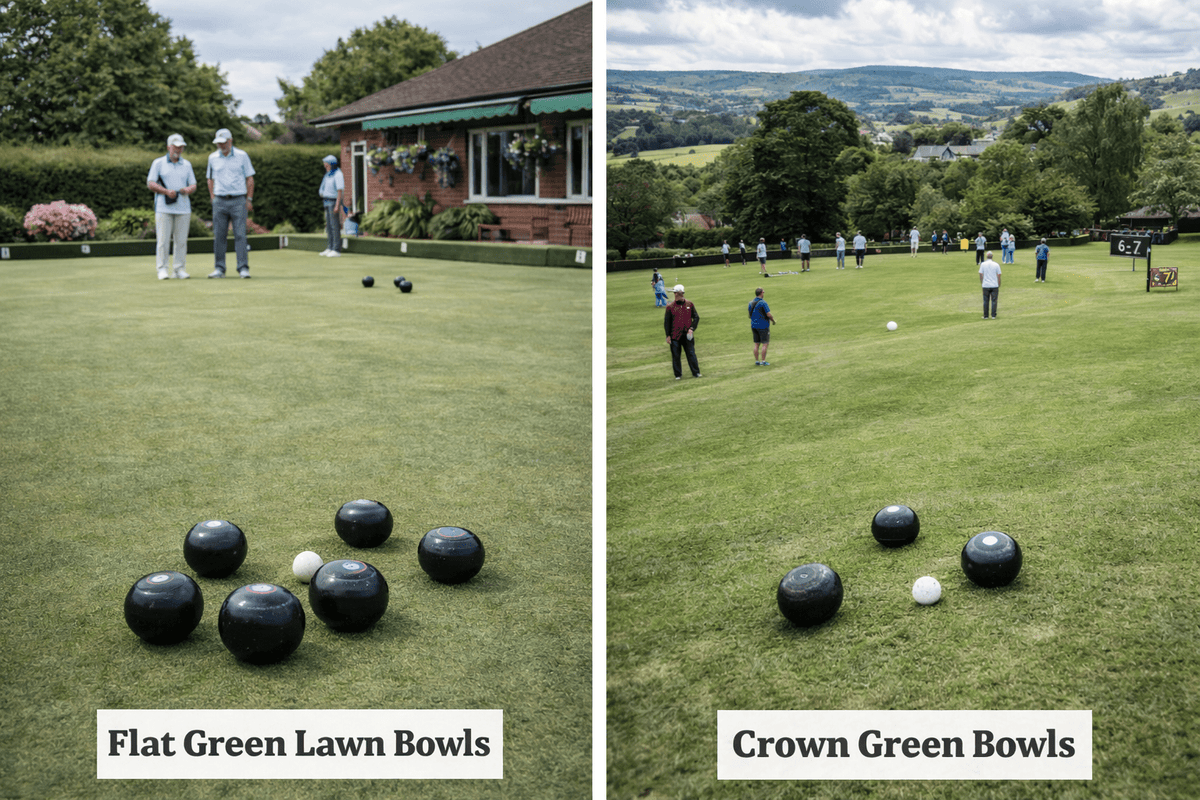 Flat Green vs Crown Green: The Key Differences - Bowlsworld