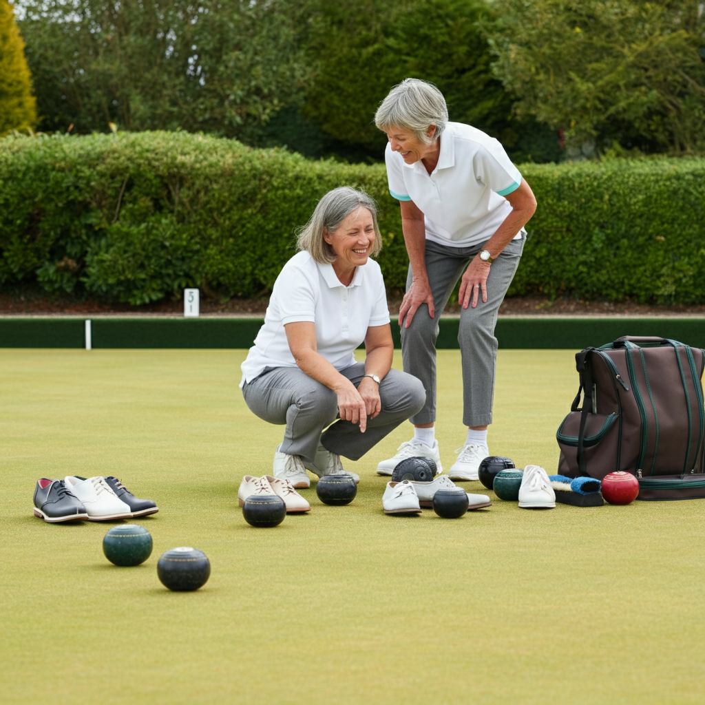 Ladies Lawn Bowling Shoes