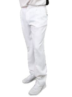 Henselite Traditional Fitted Waist White Trouser under 1/2 Price