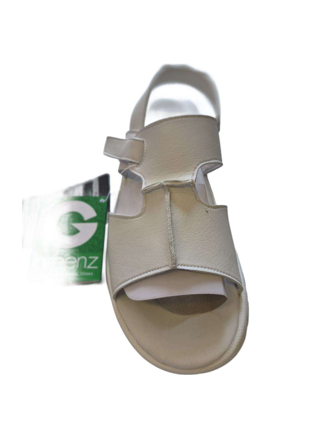 Greenz Shez ladies Sandal size 7 White 1/2 Price
