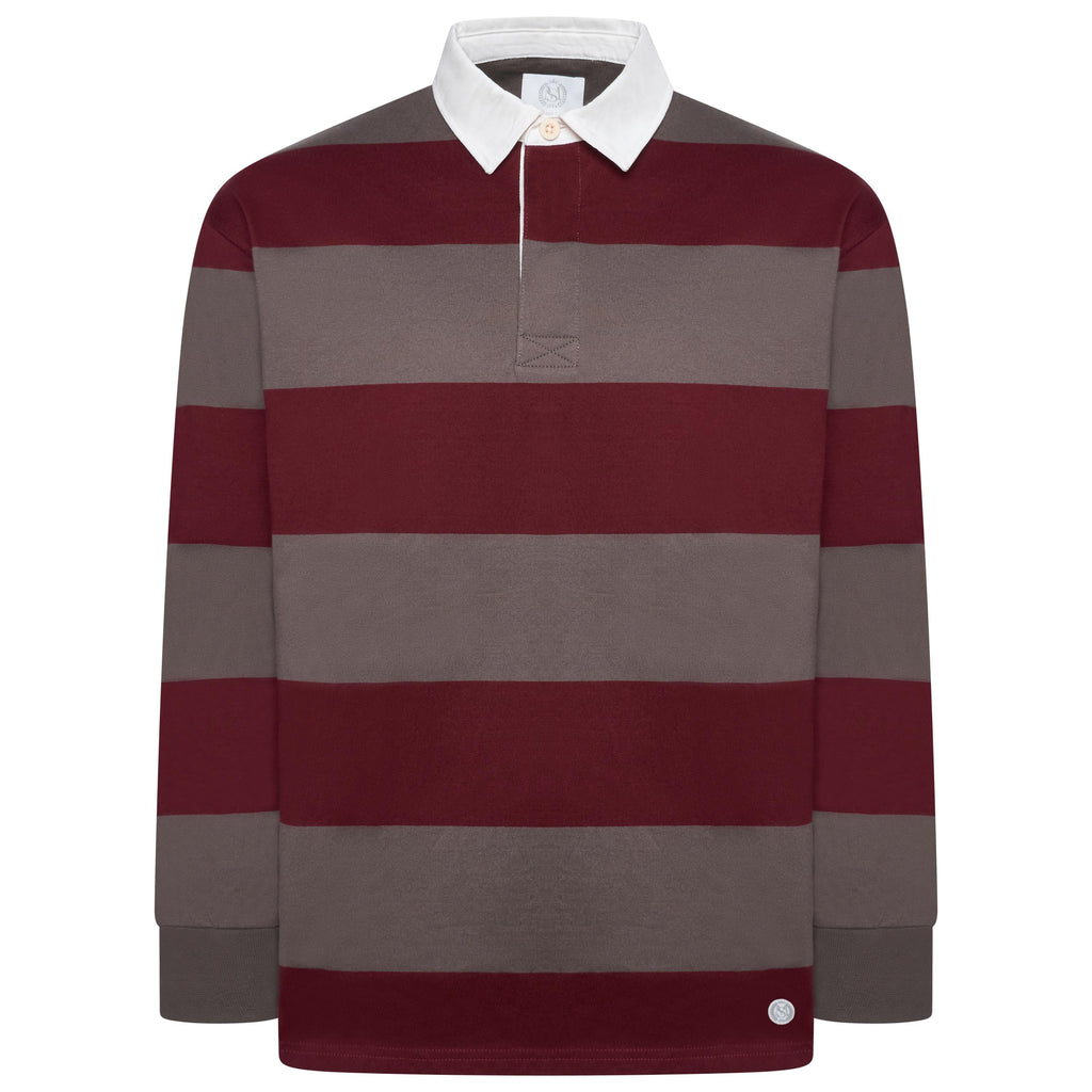 M&S Striped Cotton Rugby Shirt