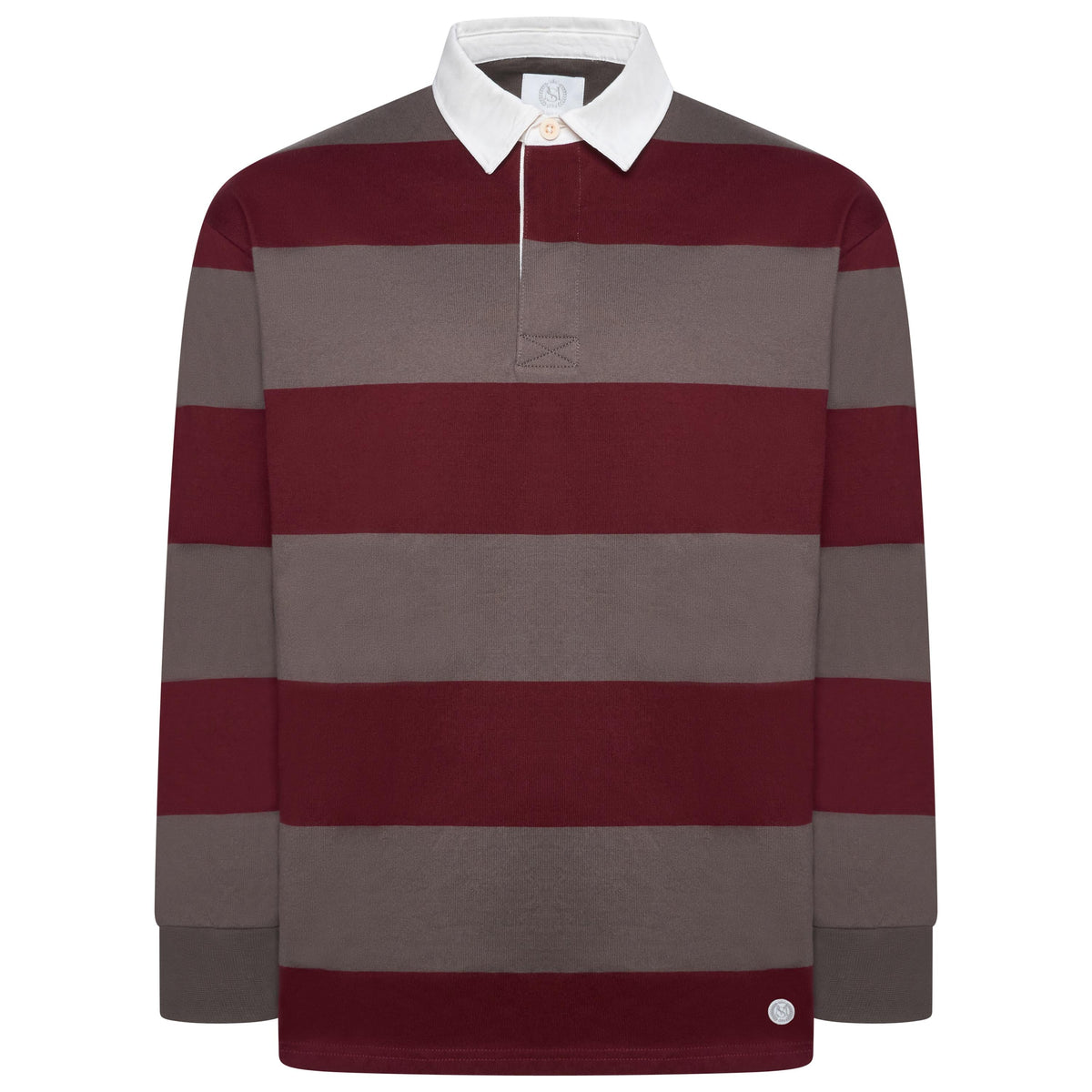 M&S Striped Cotton Rugby Shirt
