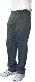 Henselite Traditional Grey Fitted Waist Trouser under 1/2 Price
