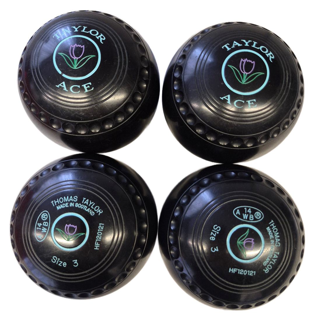 Taylor Ace Bowls Size 3H Black pro grip