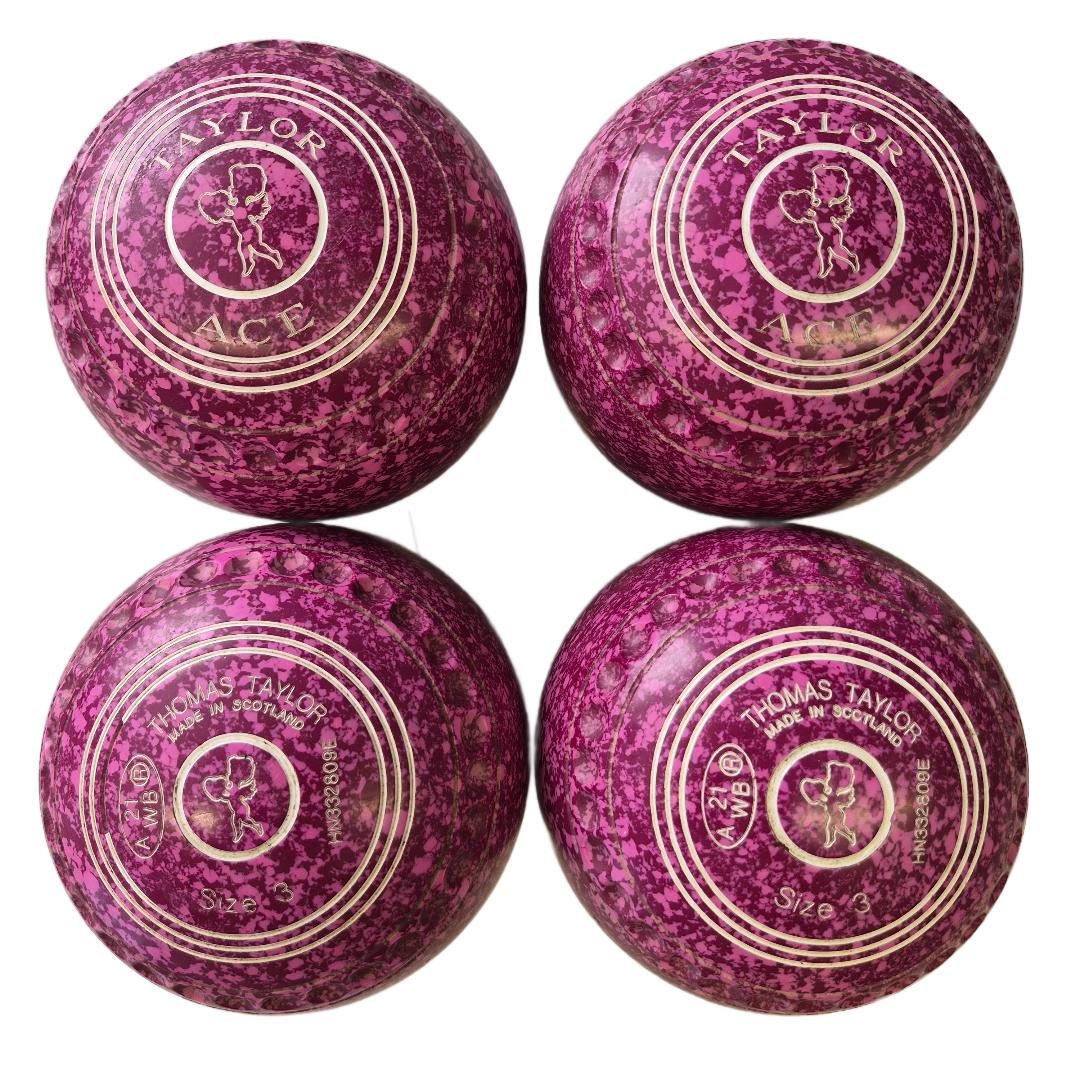 Taylor Ace Bowls size 3H Raspberry Ripple