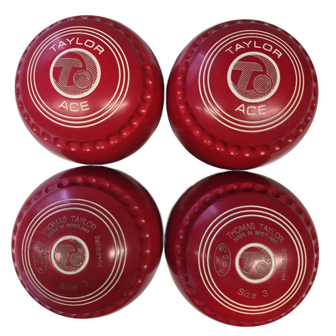 Taylor Ace Bowls size 3H Red