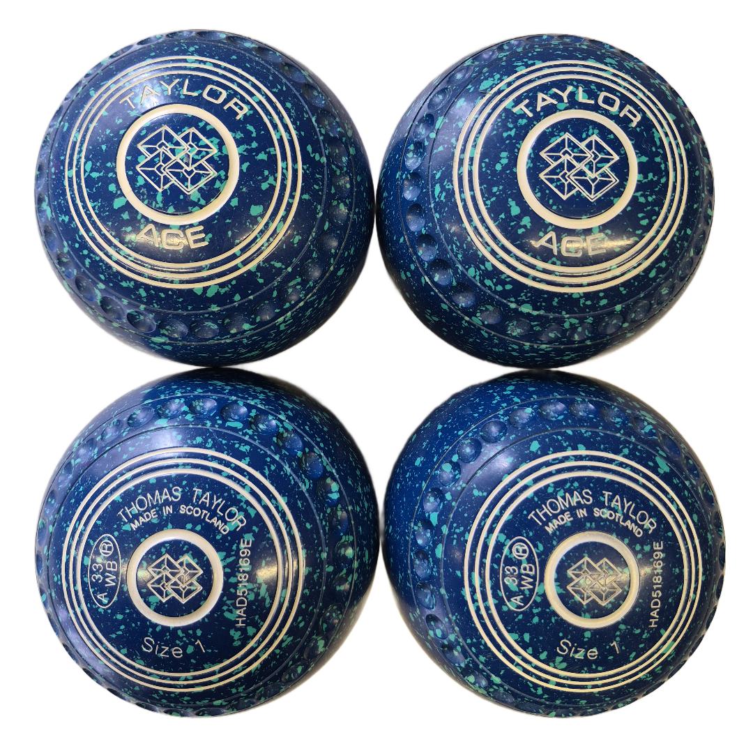 Taylor Ace Bowls Size 1H Blue-Mint pro grip