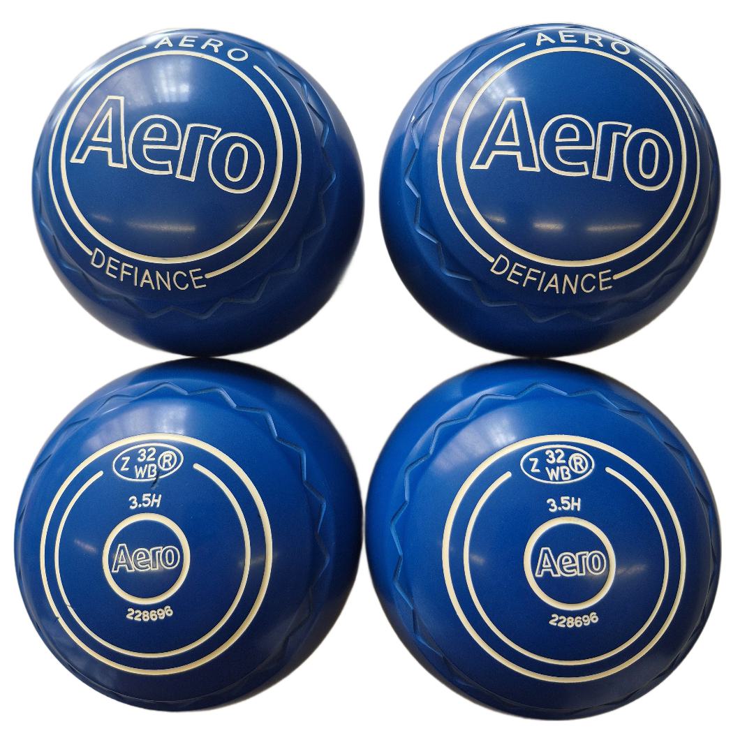 Aero Defiance Bowls size 3.5 Mid - Blue Solid - Bowlsworld