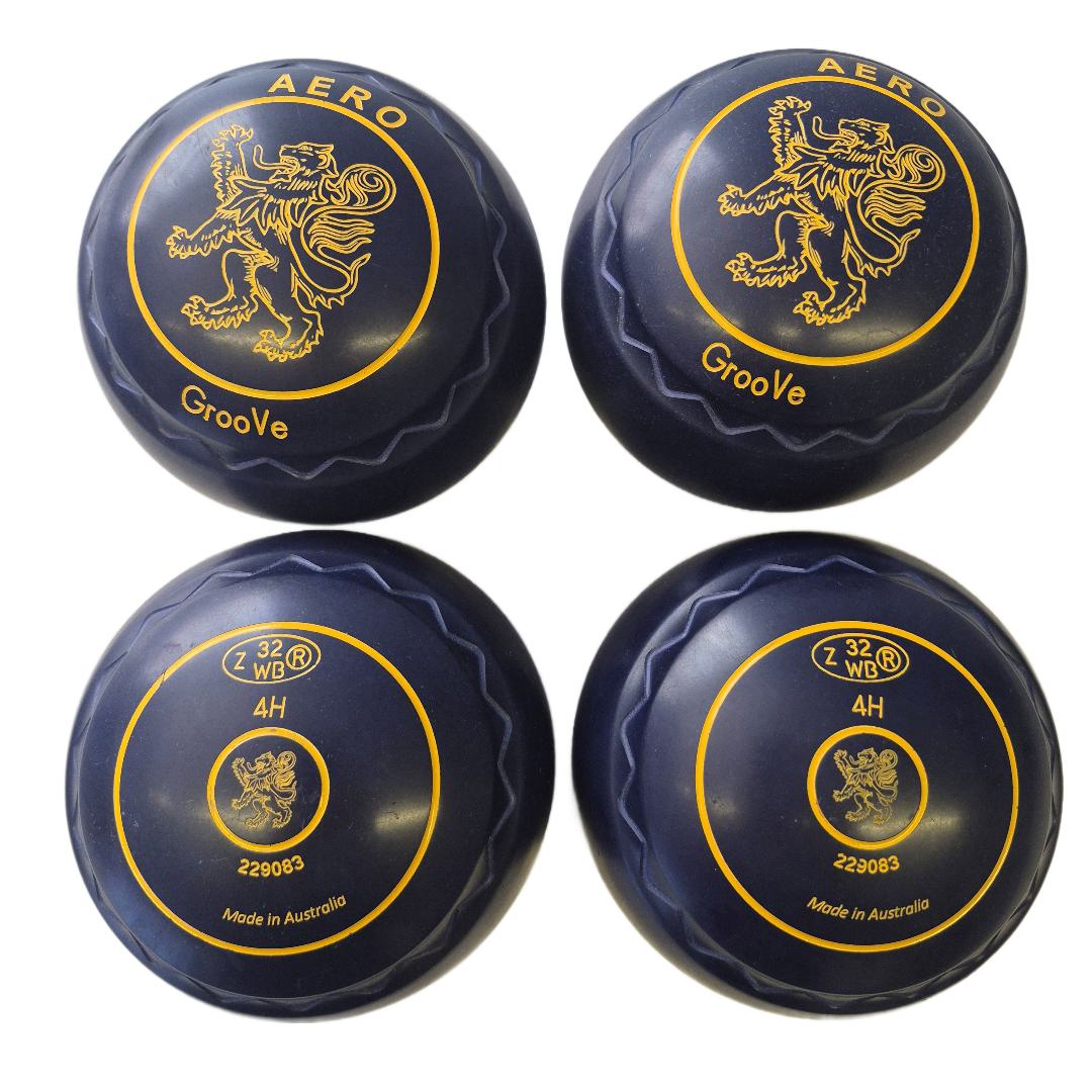 Aero Groove Bowls size 4H solid Dark Blue z scoop