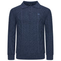 Crew Clothing Company Cable Knit Button Neck Jumper
