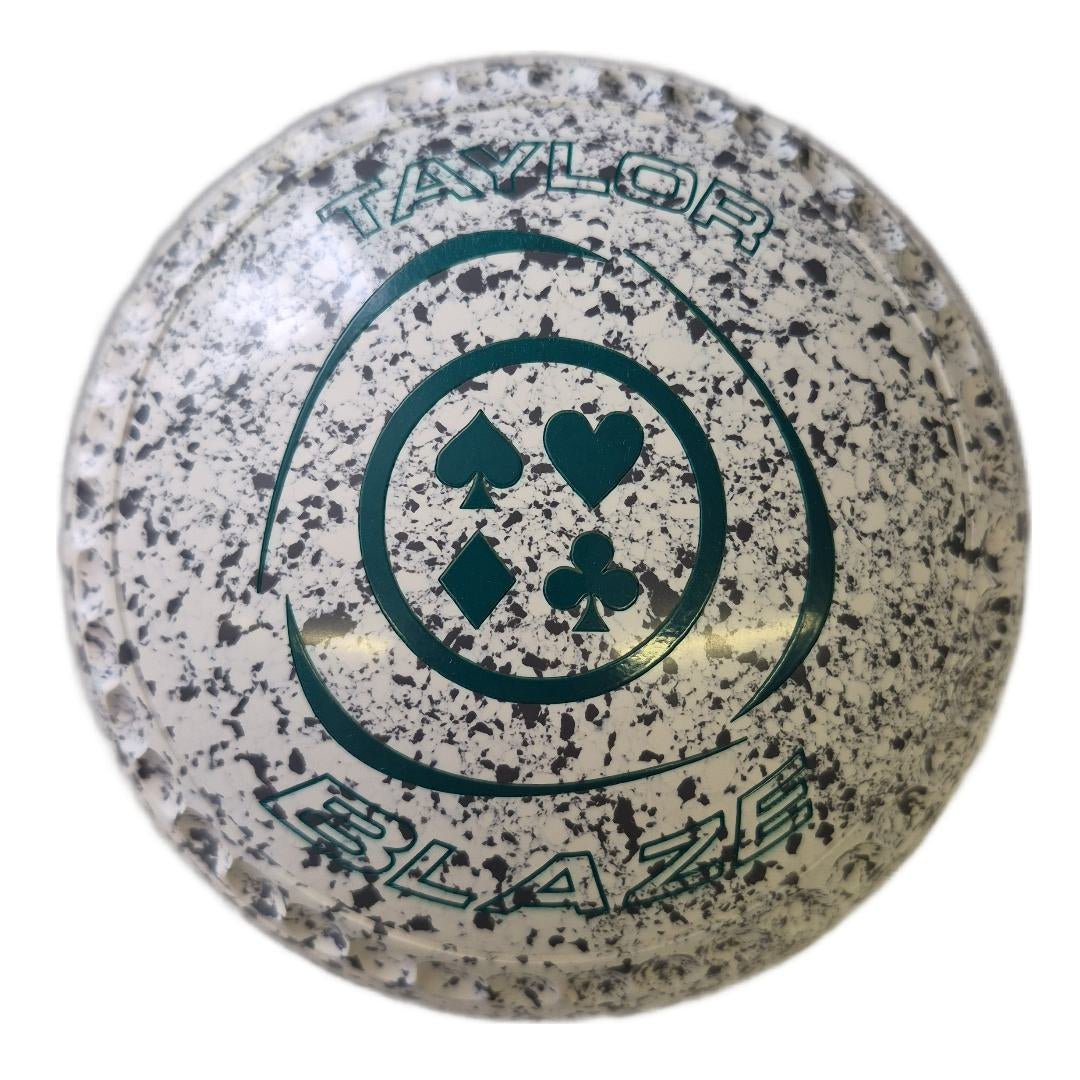 Taylor Blaze Bowls size 2H White-Steel premier grip - Bowlsworld