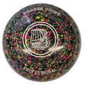 Bowls World product image of Drakes Pride Professional Size 4 Green/Green Florescent Harlequin