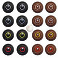 Bowls World product image of Taylor Carpet Bowls Black/Brown  (Full set of 16)