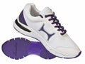 Bowls World product image of Henselite Impact Womens Bowls Shoe L500 White/Purple