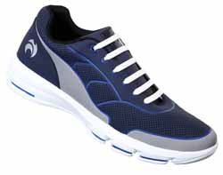 Bowls World product image of Henselite HM75 Sport Lightweight Bowls Shoe Navy/Grey A40HM74