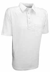 Bowls World product image of Men's White Sports Pique Shirt  (OW-SHSP)