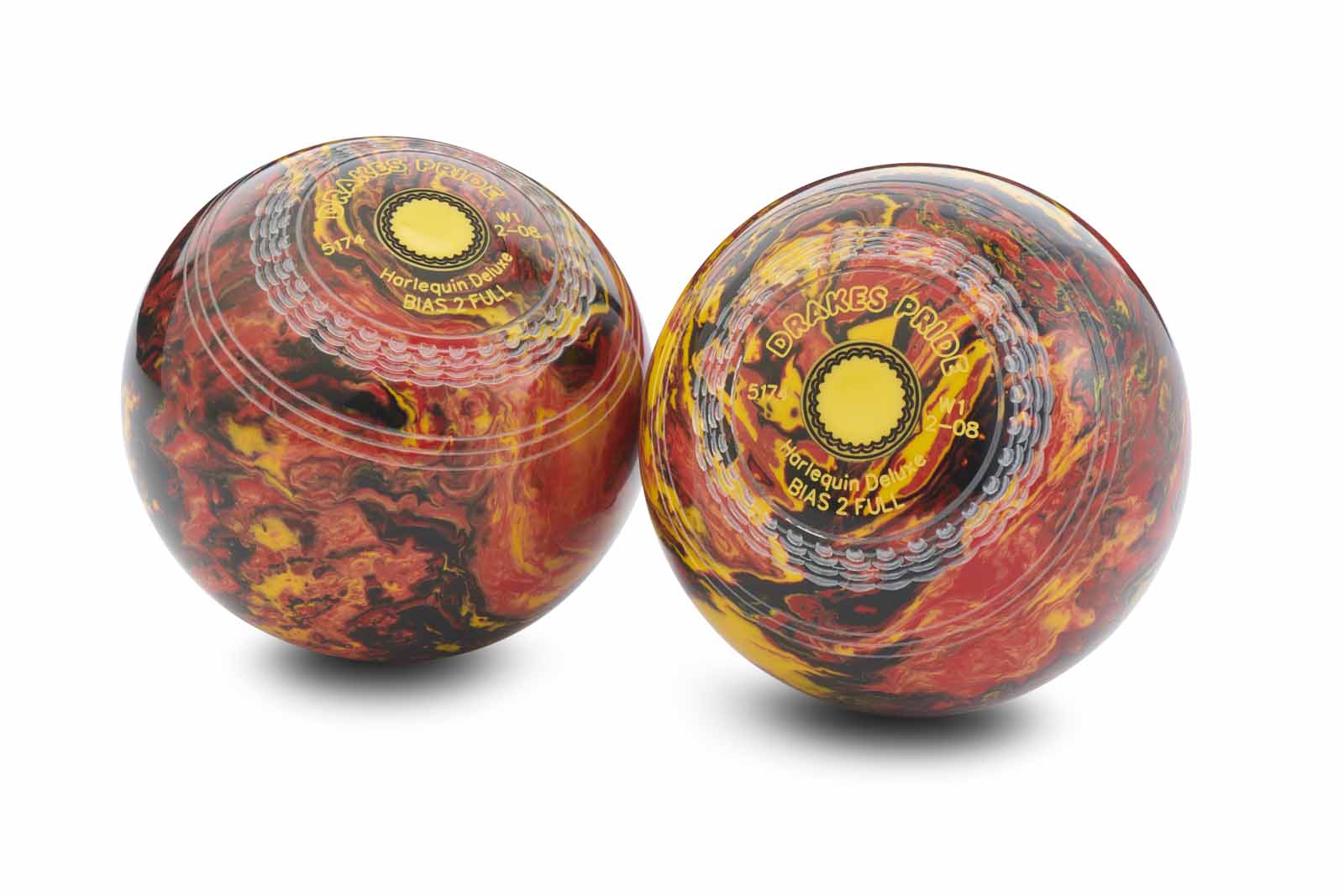 Bowls World product image of Harlequin Crown Bowls Swirl Fireball