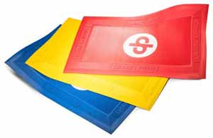 Bowls World product image of Coloured Drakes Pride Rubber Delivery Mat B6242