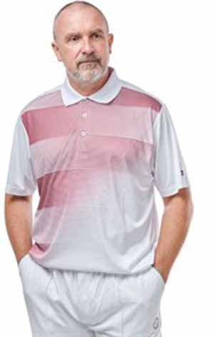 Bowls World product image of Mens Bertie Shirt Maroon