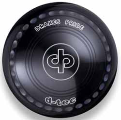 Bowls World product image of Drakes Pride D-Tec Black Bowls