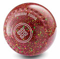 Bowls World product image of Drakes Pride fluorescent Maroon Harlequin