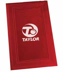 Bowls World product image of Taylor Rubber Delivery Mats  Black,Blue or Red
