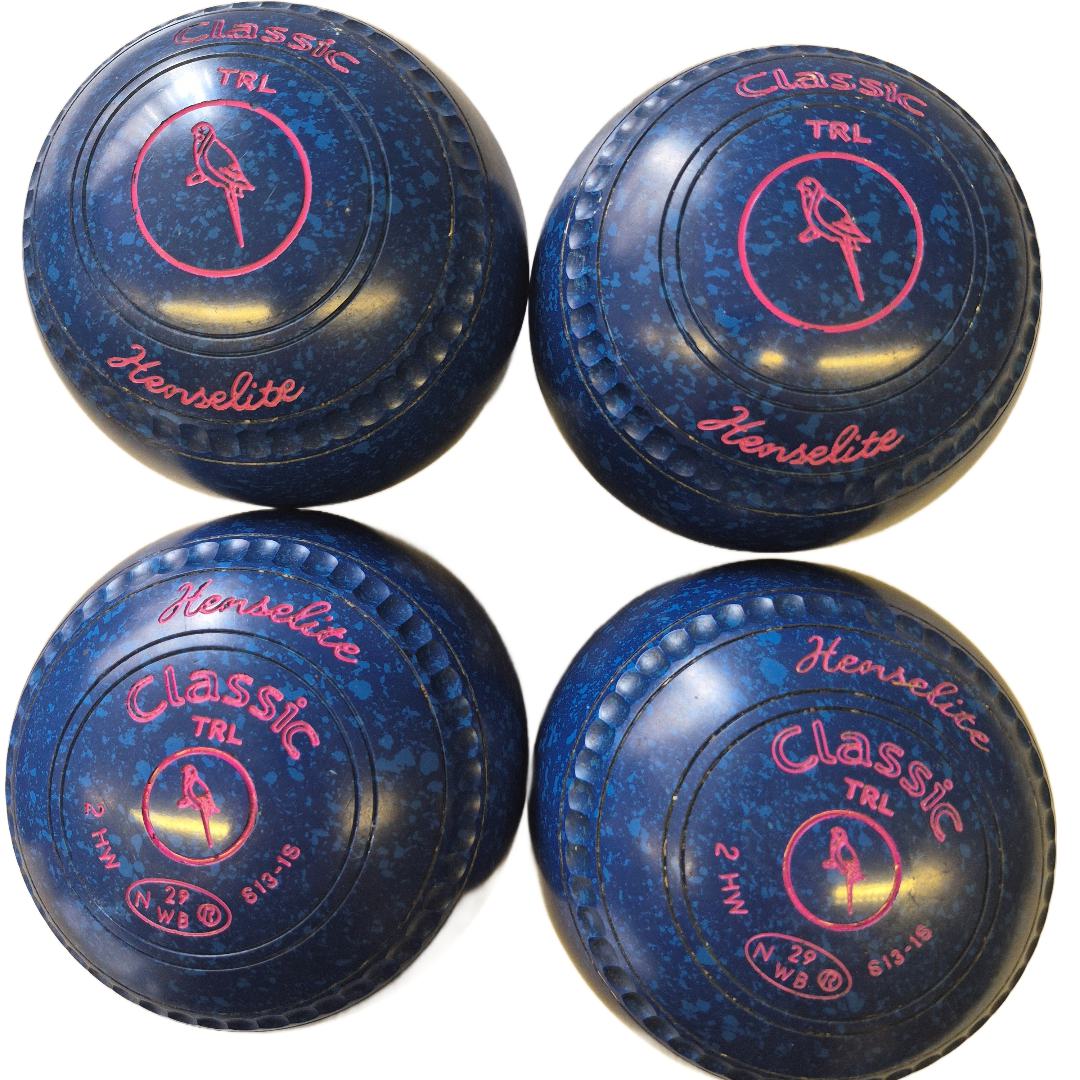 Henselite Classic TRL Bowls Size 2H Midnight series c grip