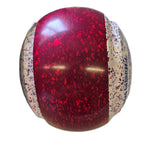 Henselite Tiger Pro Bowls size 2H Crimson Slice mega grip