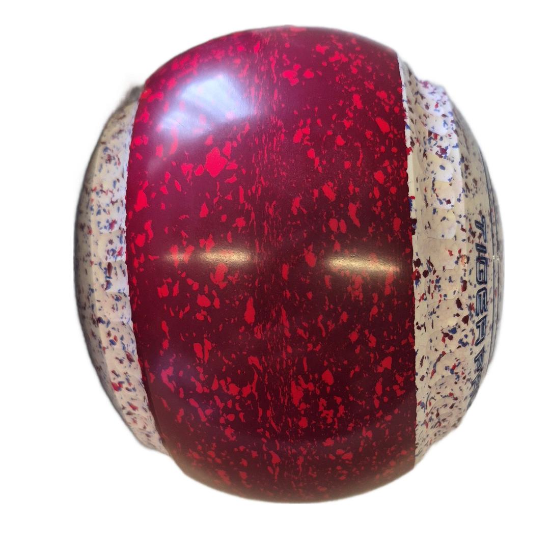 Henselite Tiger Pro Bowls size 2H Crimson Slice mega grip
