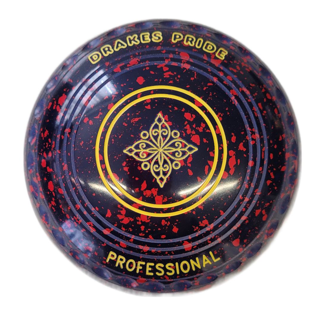 Drakes Pride Professional size 1H Dark Blue-Red Bowls