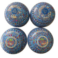 Drakes Pride Professional Bowls size 2H Mid Blue Harlequin