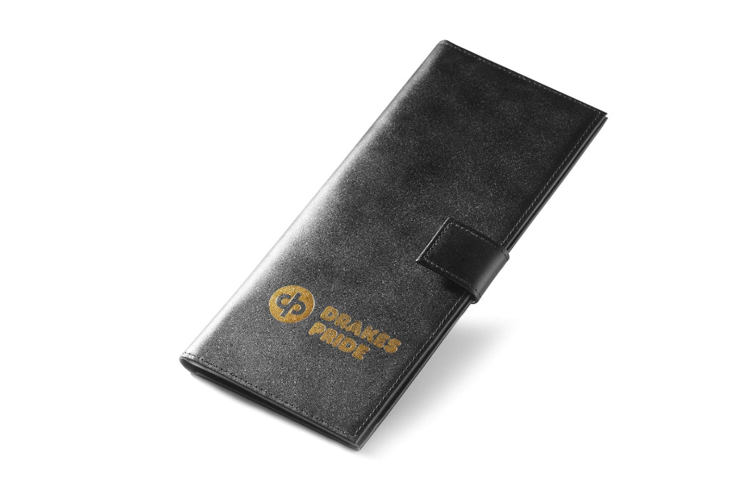 Drakes Pride Leather Rigid Bowls Scorecard Holder B6395