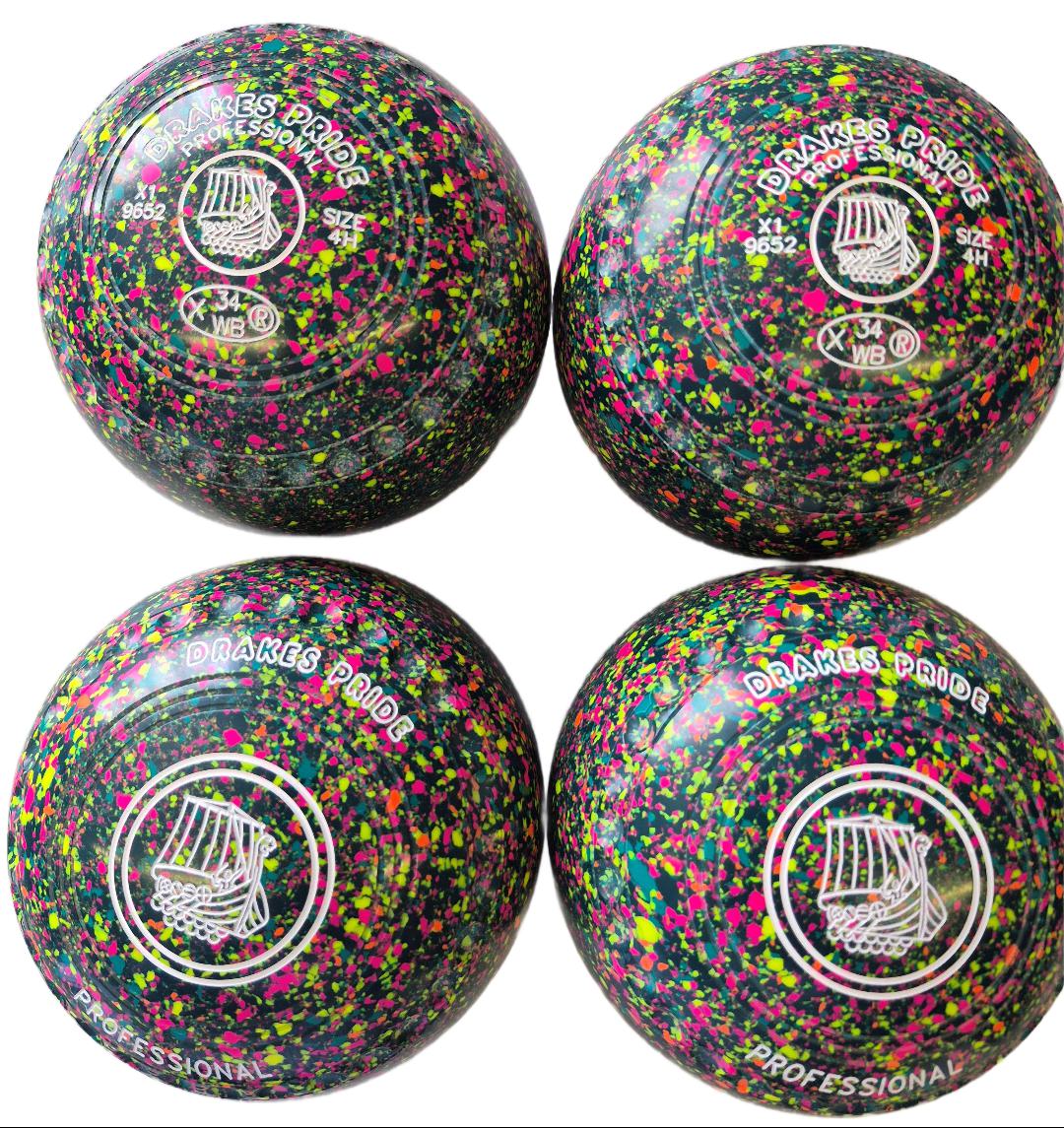 Drakes Pride Professional Bowls size 4H Green-Green- Flo-Hq