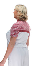 Drakes Pride Eden Wht./Mar. Ladies Blouse B7267