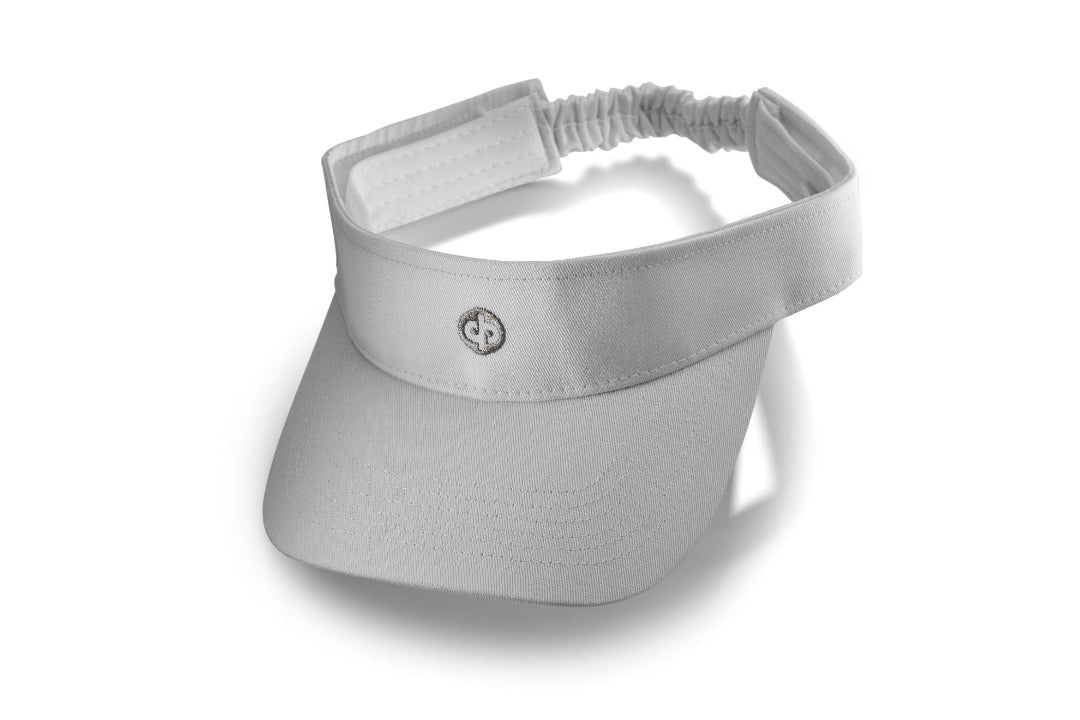 Drakes Pride White Elasticated Visor B7751