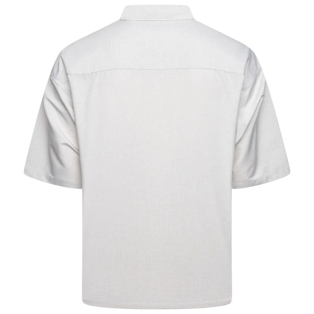 Full Button Open Collar Summer Shirt