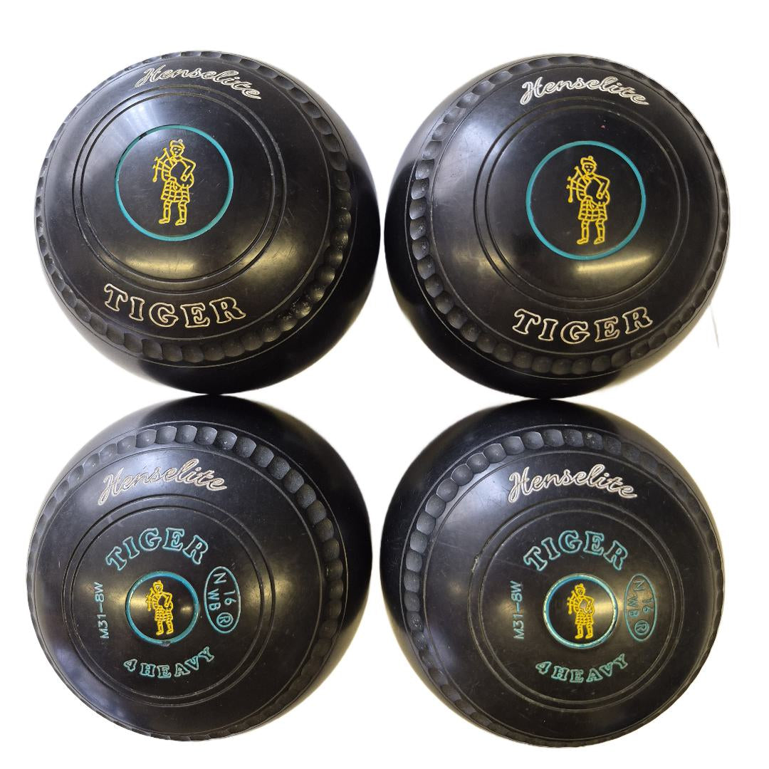 Henselite Tiger Bowls size 4H Black