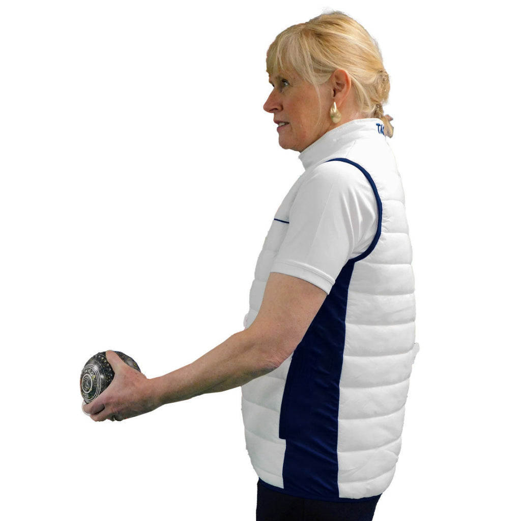Taylor Bowls Ladies Puffa Bodywarmer 648